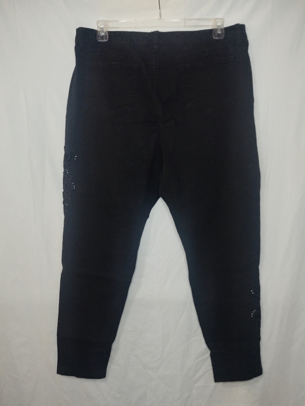 Style & Co Curvy Skinny Ankle Embellished Jeans - Picture 3 of 11